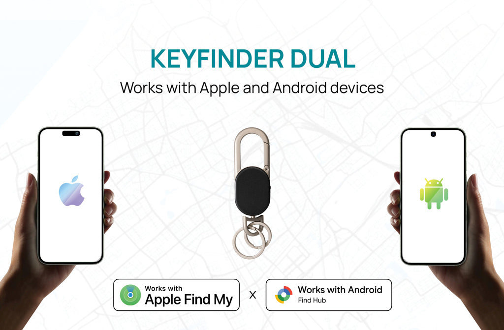 Keyfinder Dual nyckelring med global spårning