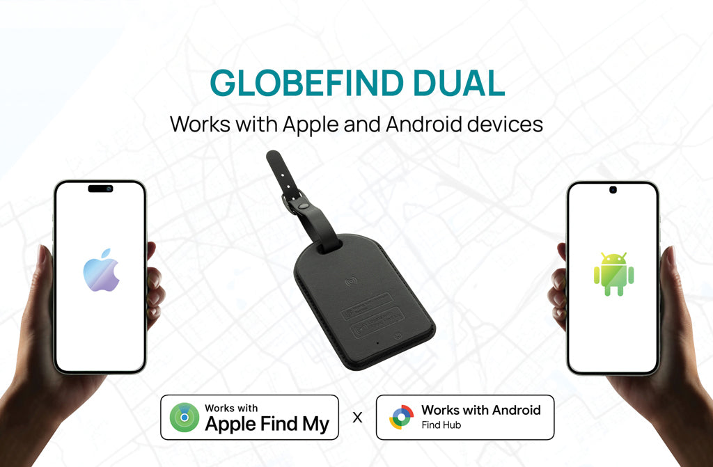 Globefind Dual RCS bagagetagg med global spårning