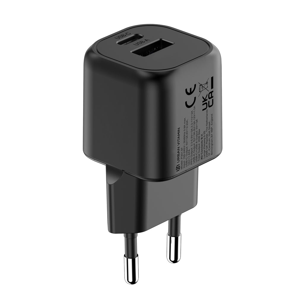 Urban Vitamin Monterey RCS återvunnen plast 20W GAN-laddare