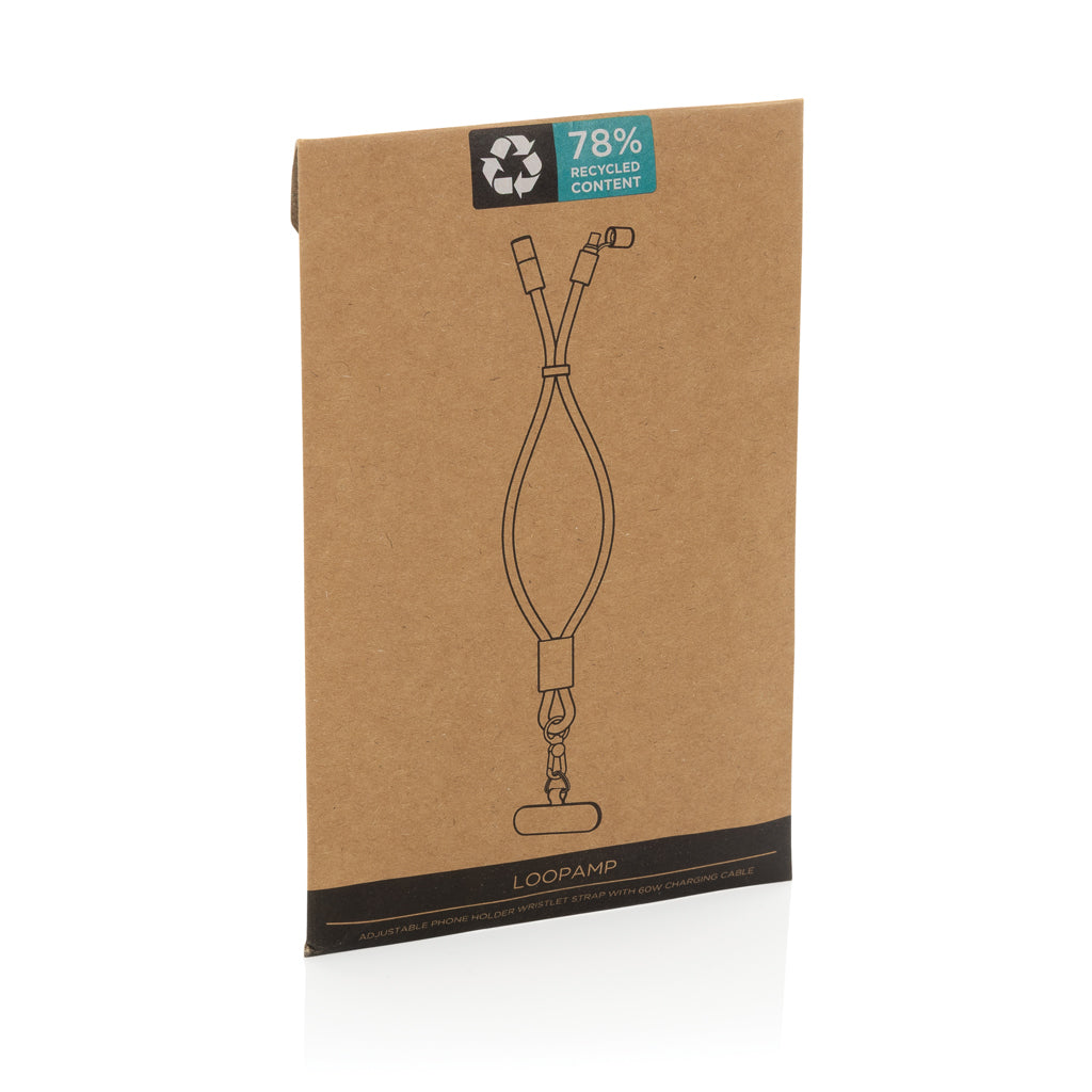 LoopAmp RCS RPET handledsrem för telefon med 60 W kabel