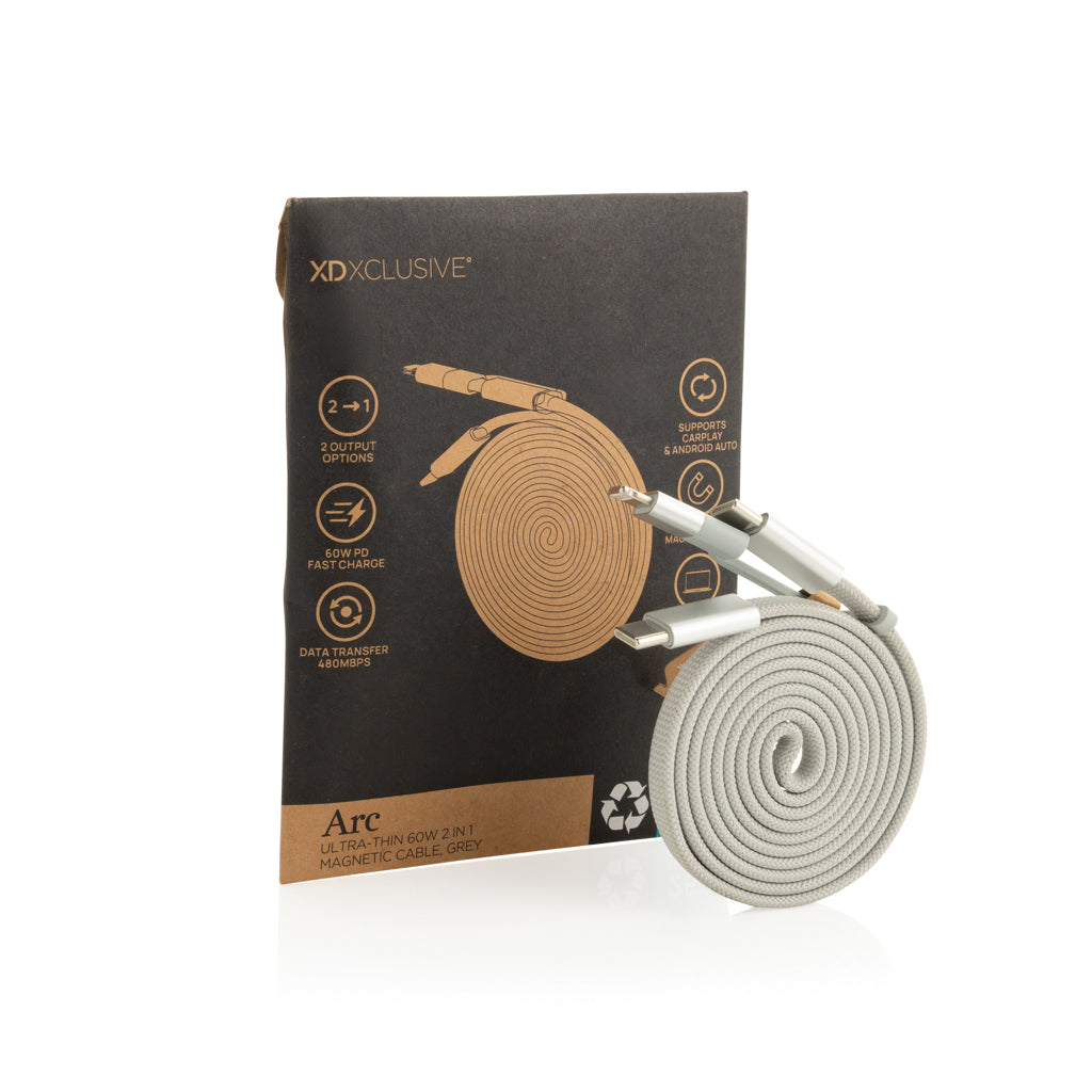 Arc ultra-tunn 60W 2-1-1 magnetisk kabel RCS