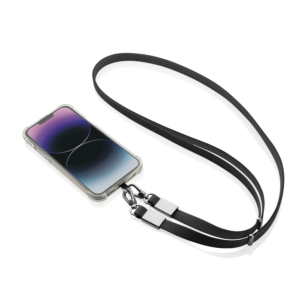 Nivo Crossbody lanyard i RCS återvunnen PET