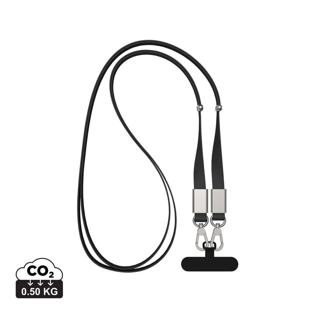 Nivo Crossbody lanyard i RCS återvunnen PET