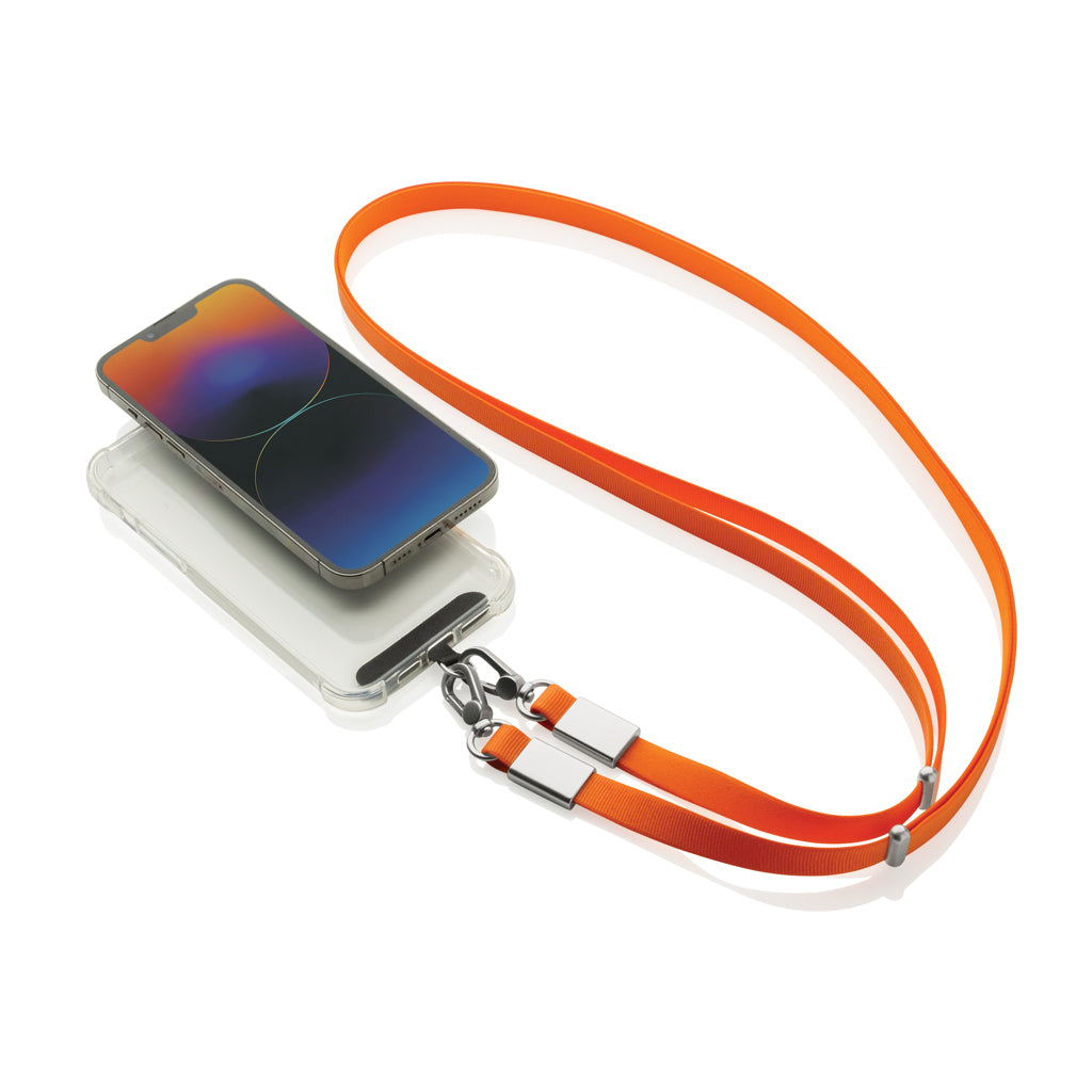 Nivo Crossbody lanyard i RCS återvunnen PET