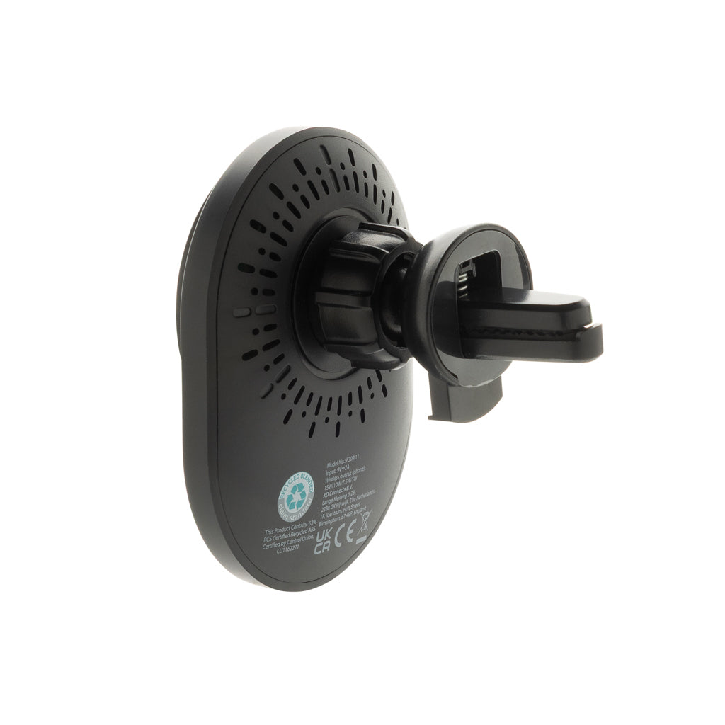 PowerCruze RCS rplastic 15W magnetisk laddning mobilhållare