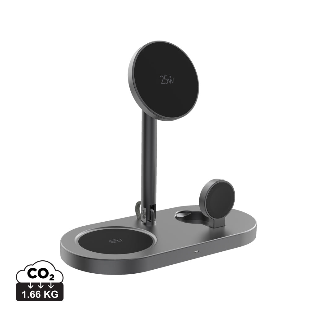 Quantum RCS ultrasnabb 25W magnetisk skrivbordsladdare