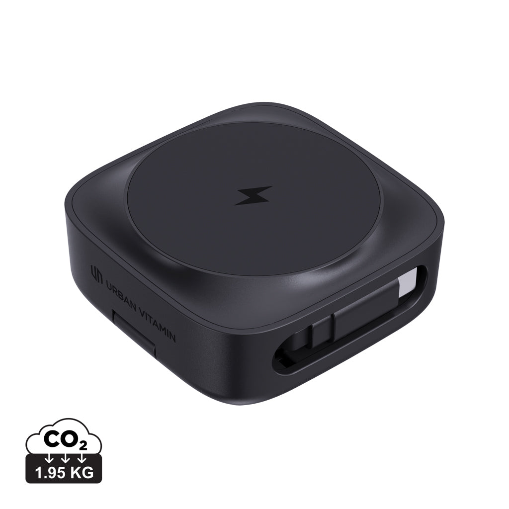 Urban Vitamin Goleta 2-i-1 15 W magnetisk trådlös laddare