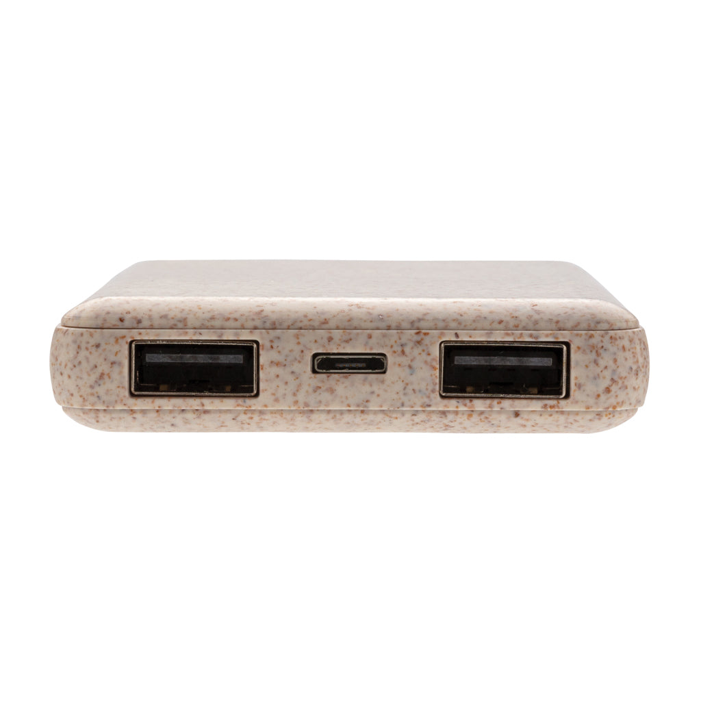 Vetestrå 5.000 mAh powerbank i fickformat
