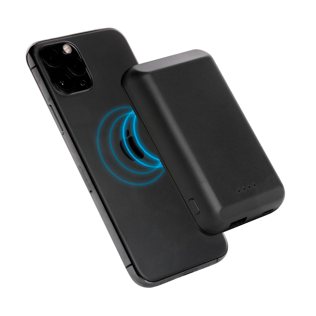 Magnetisk 5.000 mAh 5W trådlös powerbank