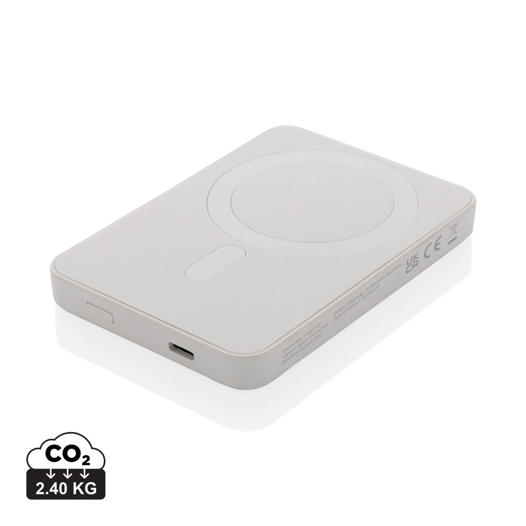 Magnetix 5.000mAh magnetisk powerbank, RCS återvunnen plast