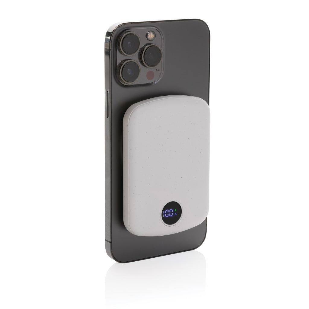 MagBoost 5.000mAh magnetisk powerbank, RCS återvunnen plast