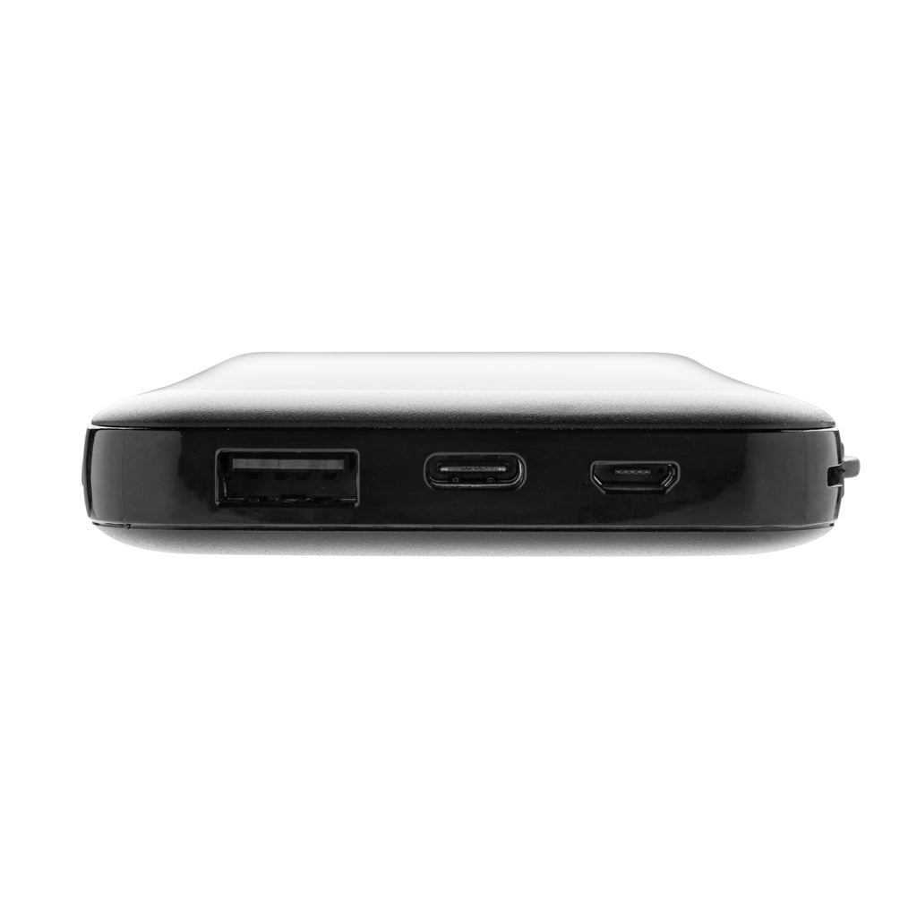 Lockhart 10.000mAh powerbank, integrerade kablar, RCS plast