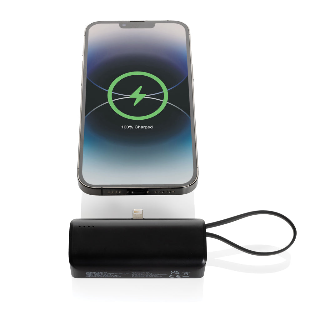 Powerlink RCS rplast 3000 mAh powerbank iOS-kontakt