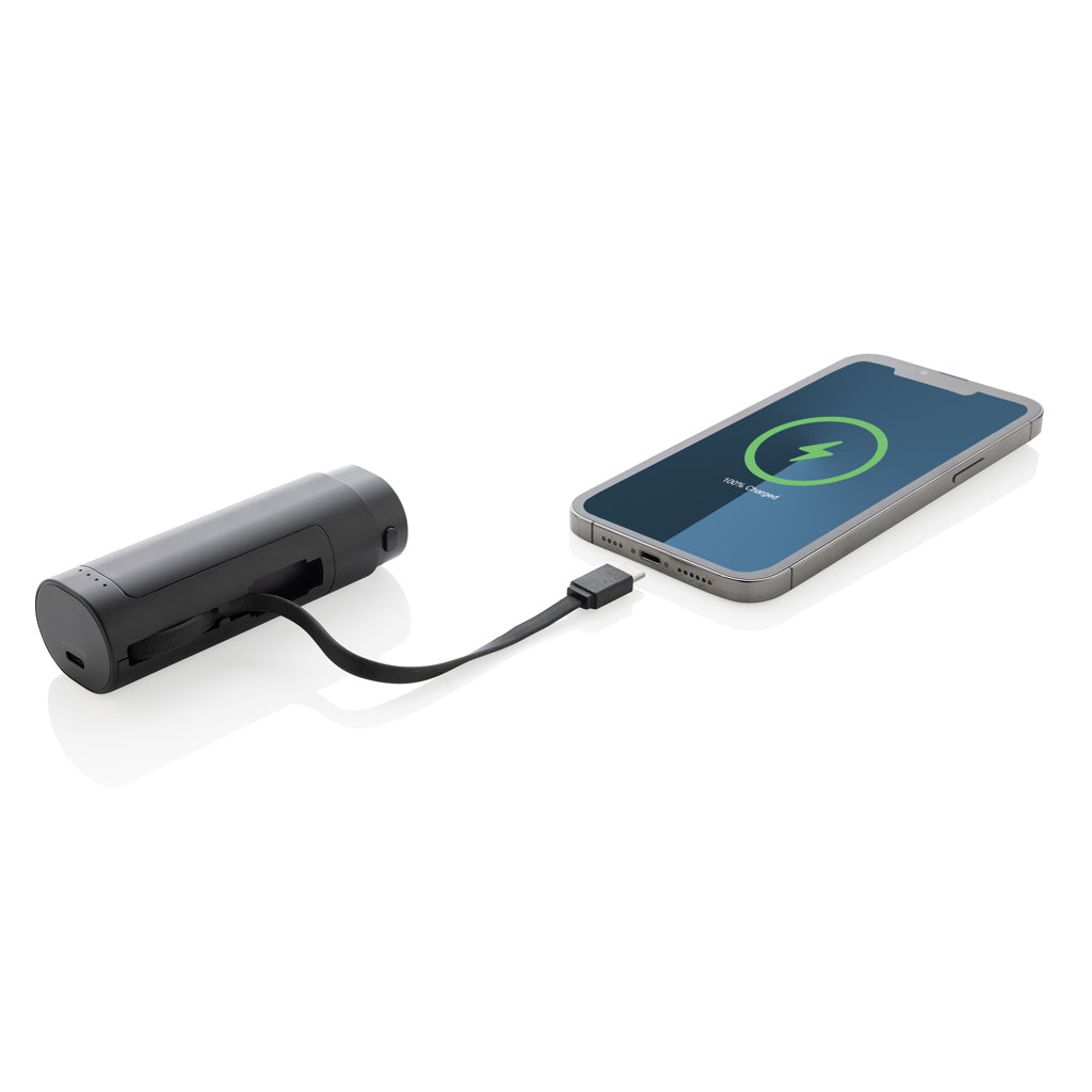 CycleCell 5.000 mAh powerbank med avtagbart batteri