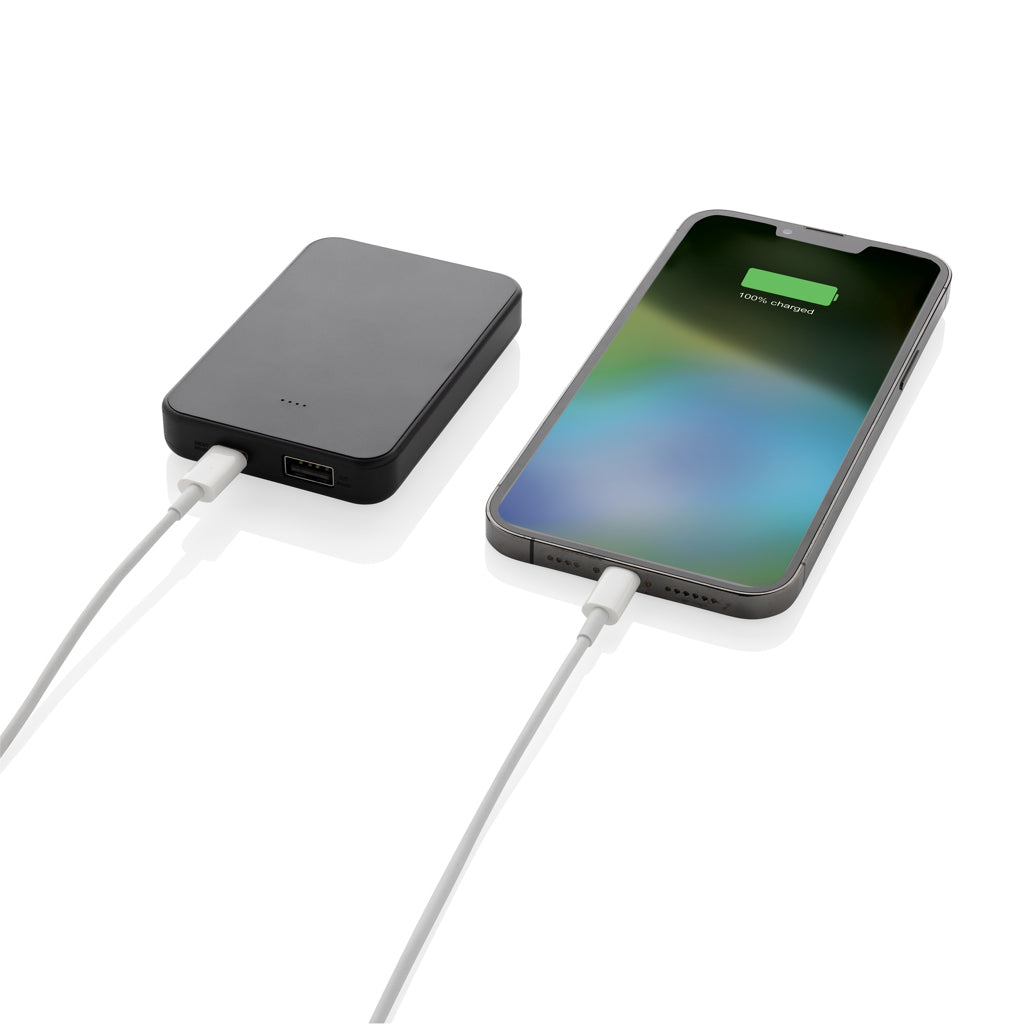 Boostcore RCS powerbank i återvunnen plast 5.000mAh med USB