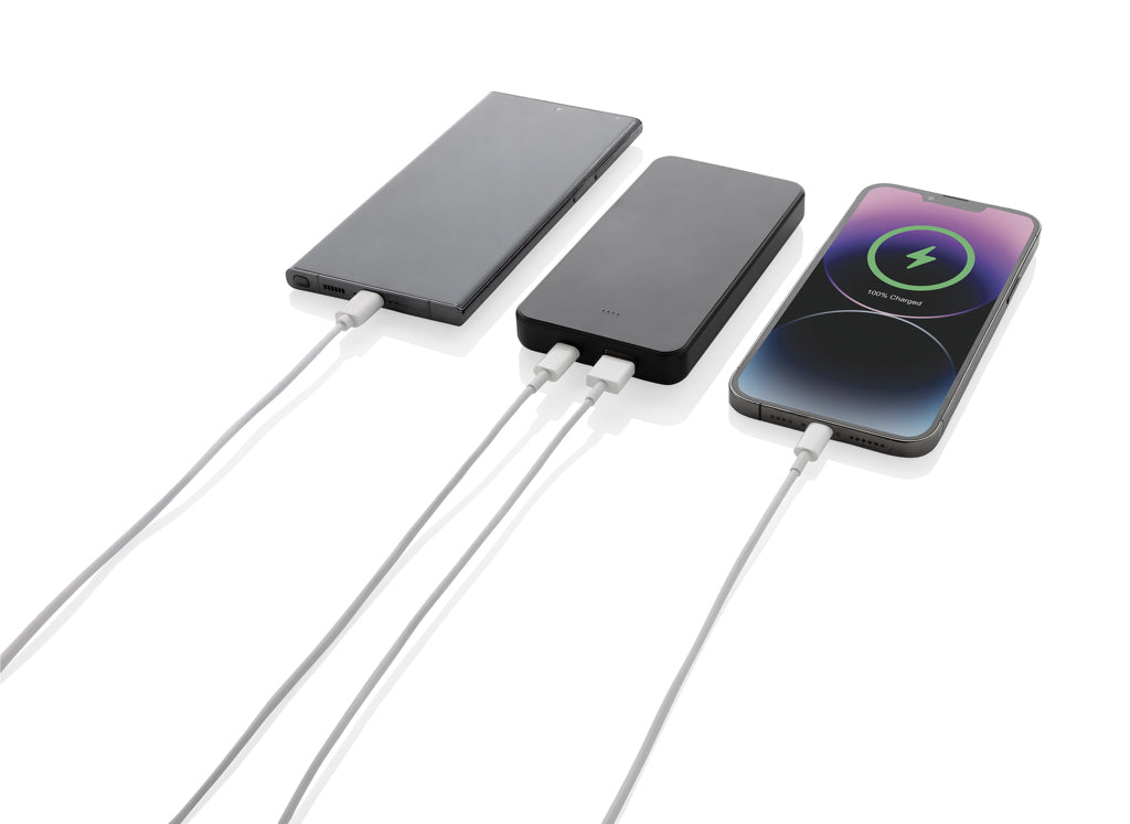 Boostcore RCS powerbank i återvunnen plast 10.000mAh USB C