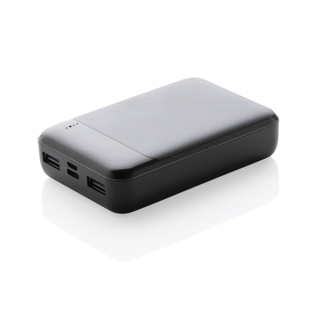 10.000 mAh powerbank i återvunnen plast, RCS standard