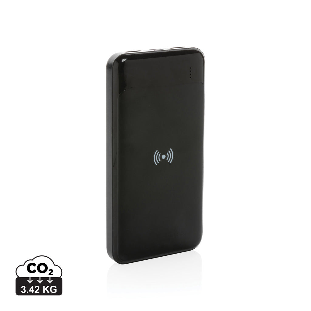 Trådlös powerbank i återvunnen plast, RCS standard