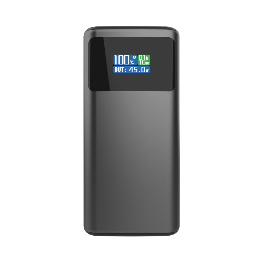 Quantum RCS ultrasnabb PD45W 10.000mAh powerbank med display
