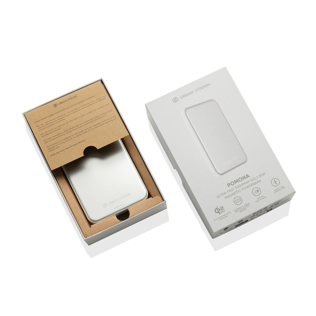 Urban Vitamin Pomona 5000 mAh Qi2.2 25W magnetisk powerbank