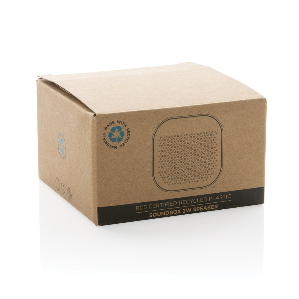 Soundbox 3W högtalare RCS återvunnen plast