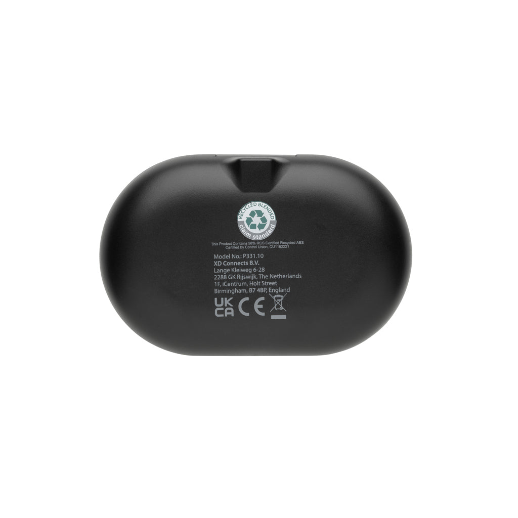 Fitsound RCS TWS öronsnäckor öppet öra i återvunnen plast
