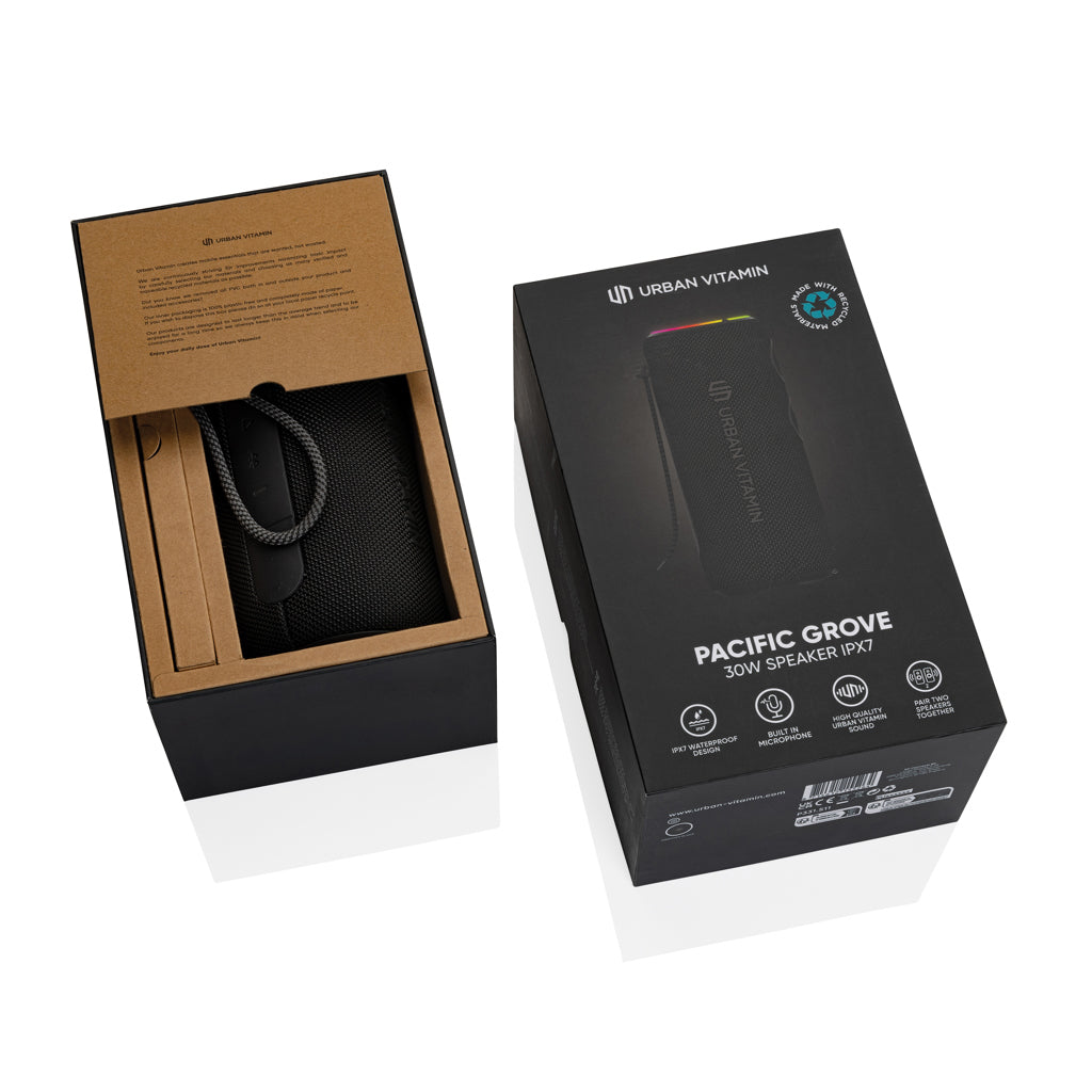 Urban Vitamin Pacific Grove 30W högtalare IPX7 RCS rplast