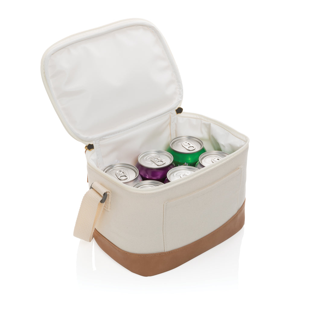 Impact AWARE™ liten kylväska i 16 oz. återvunnen canvas