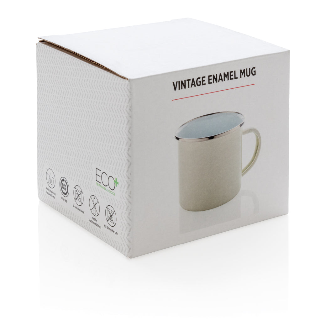 Vintage emaljmugg