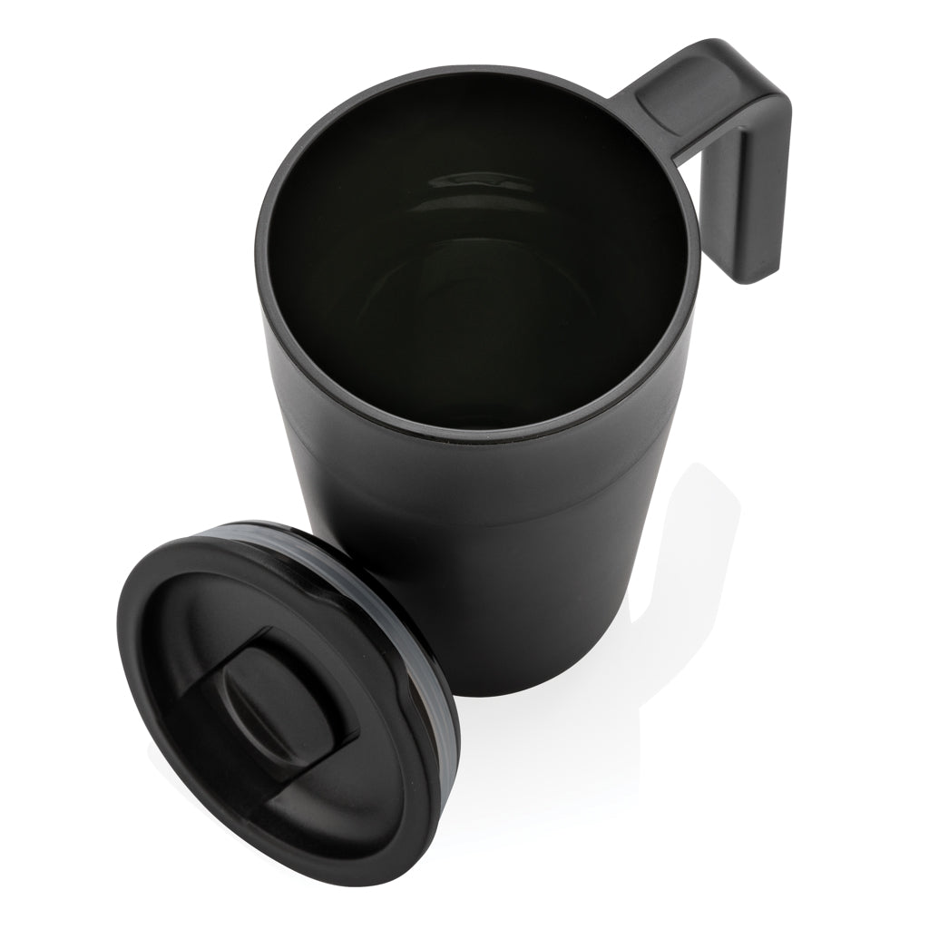 Mugg med handtag, i GRS certifierad PP och S/S