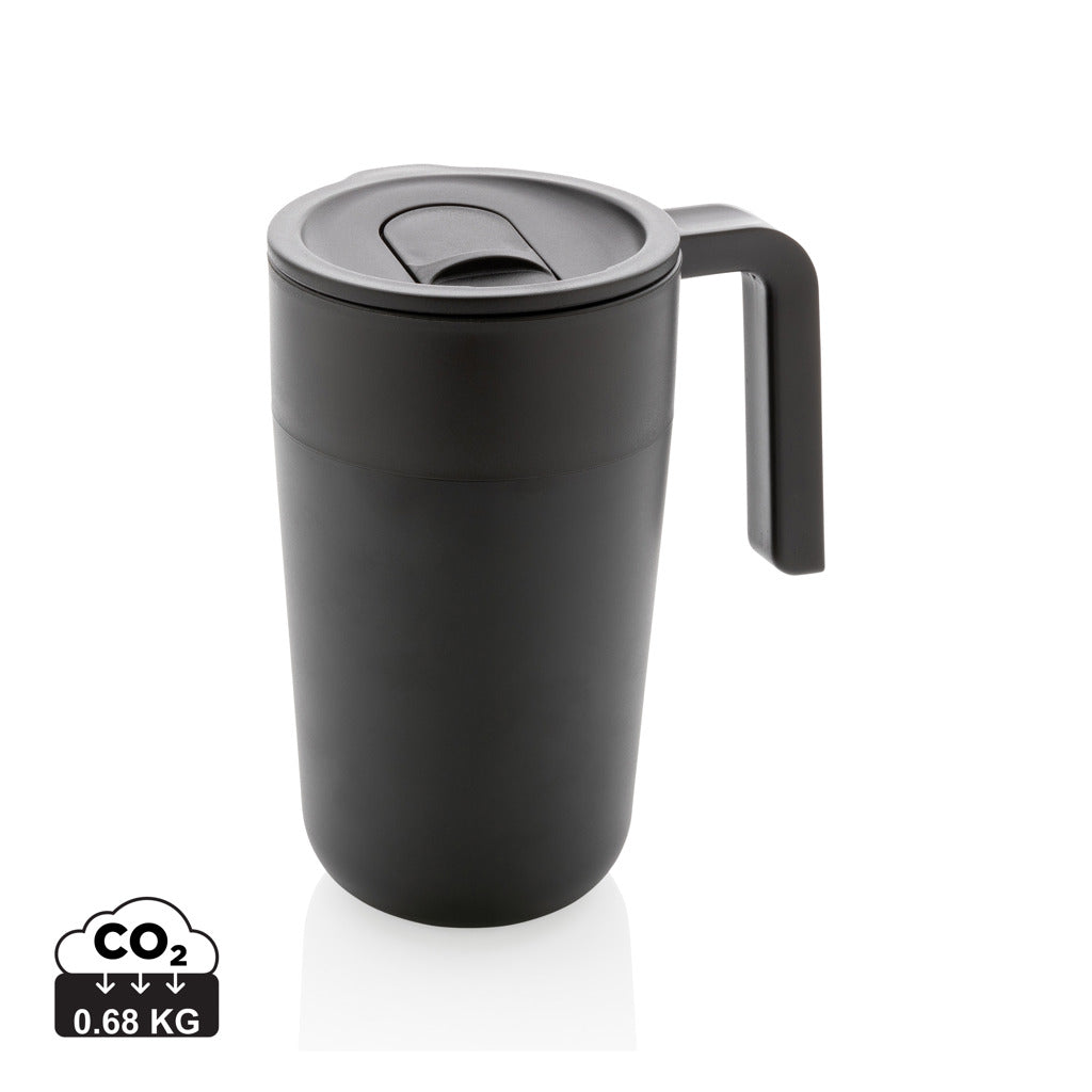 Mugg med handtag, i GRS certifierad PP och S/S