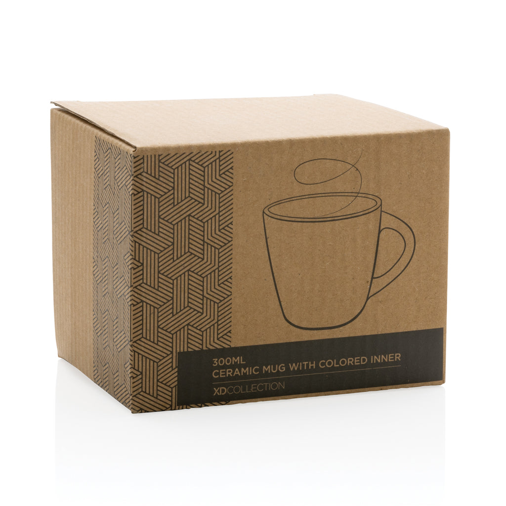 Keramikmugg med färgad insida 300ml