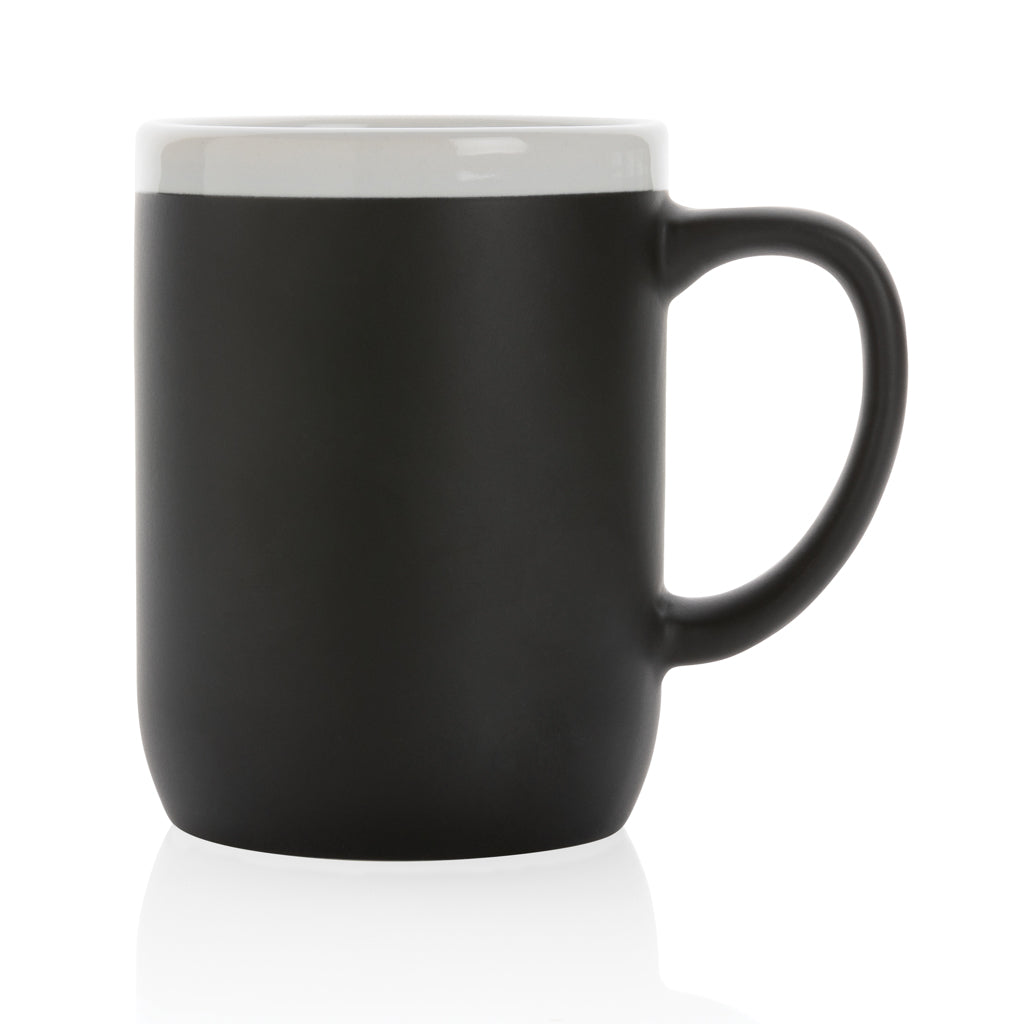 Keramikmugg med vit kant 300 ml