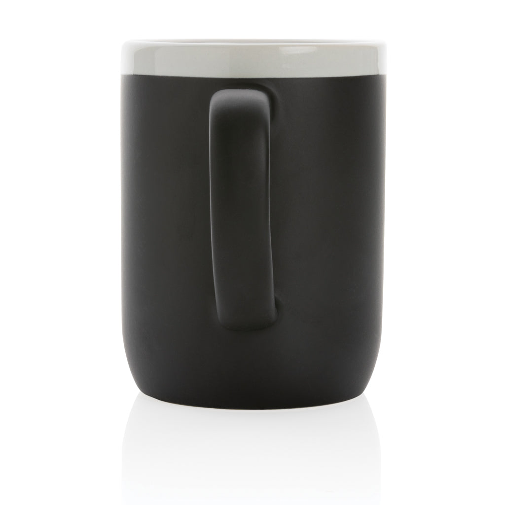 Keramikmugg med vit kant 300 ml