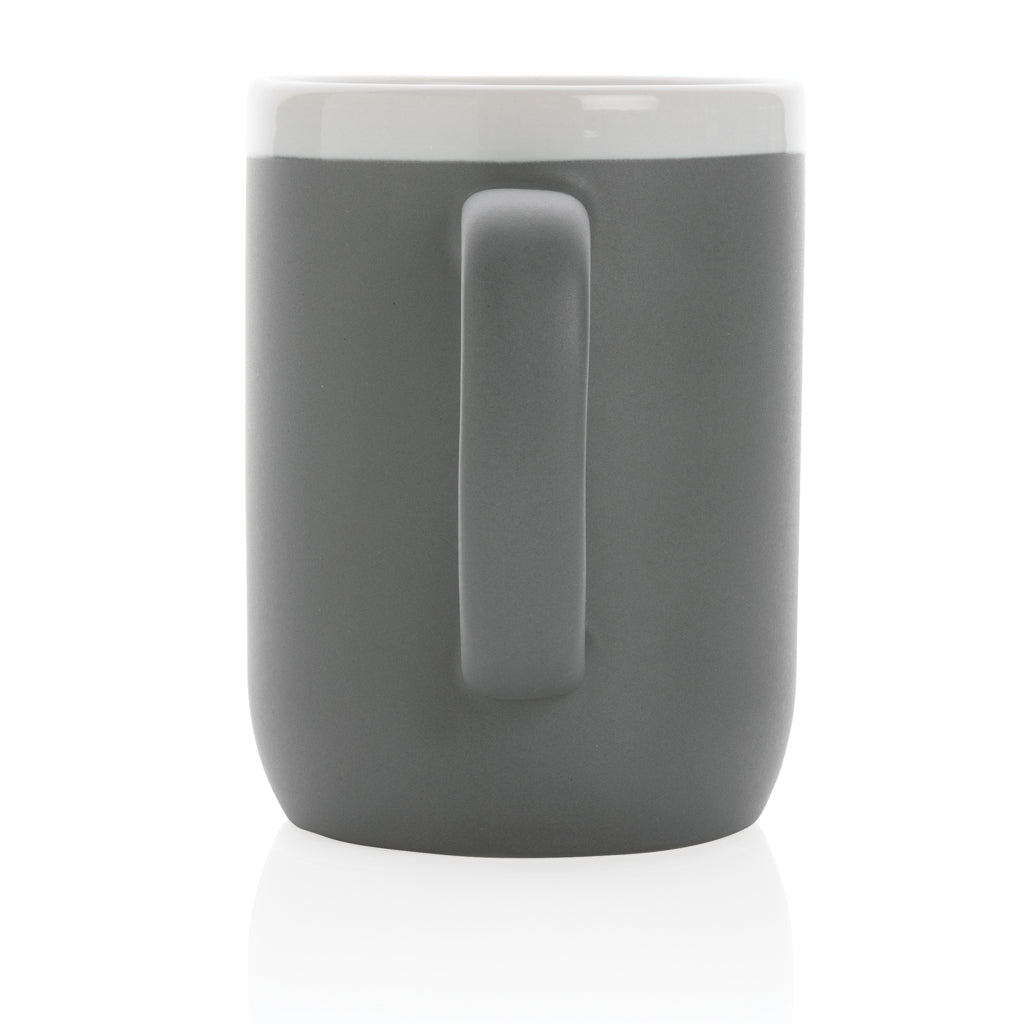 Keramikmugg med vit kant 300 ml