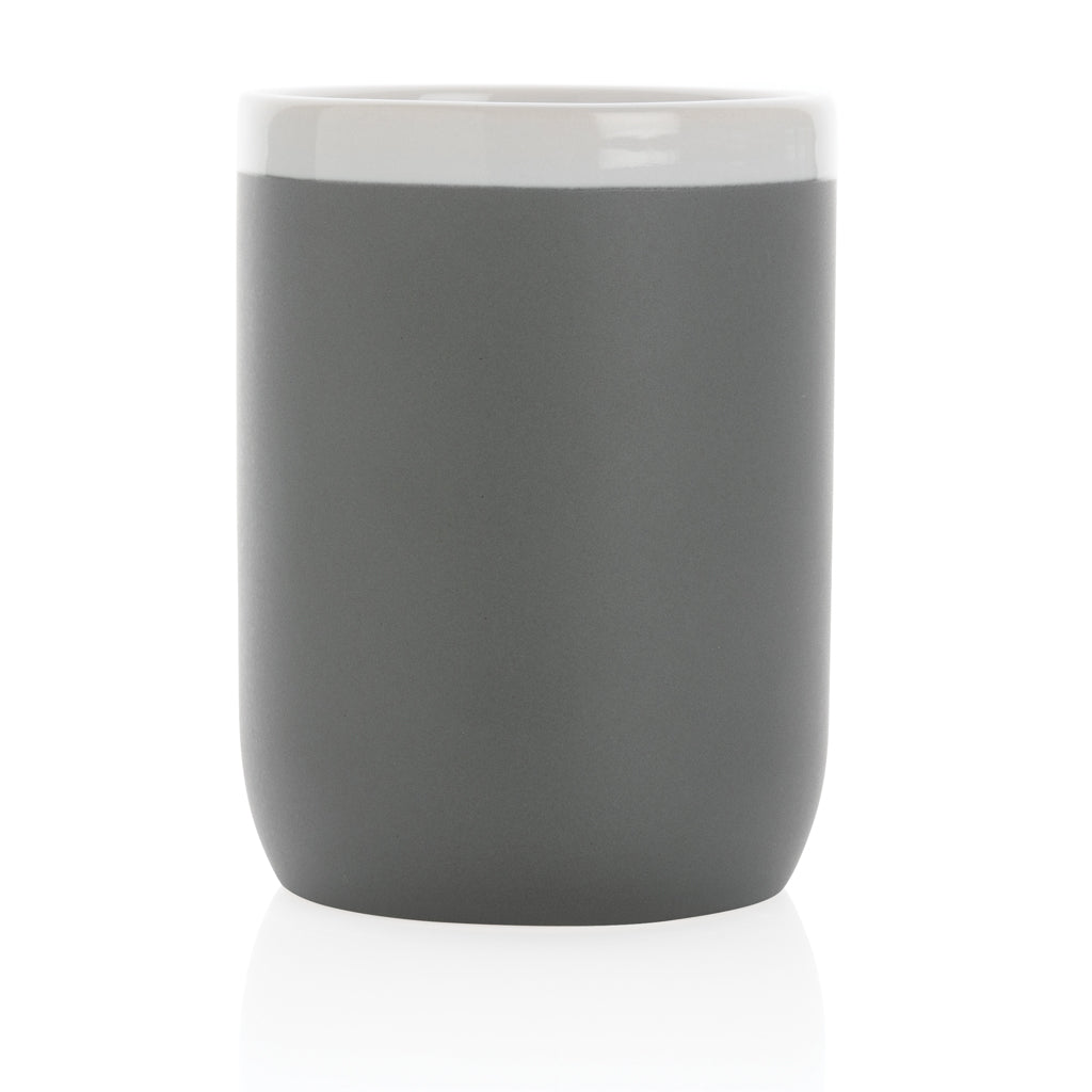 Keramikmugg med vit kant 300 ml