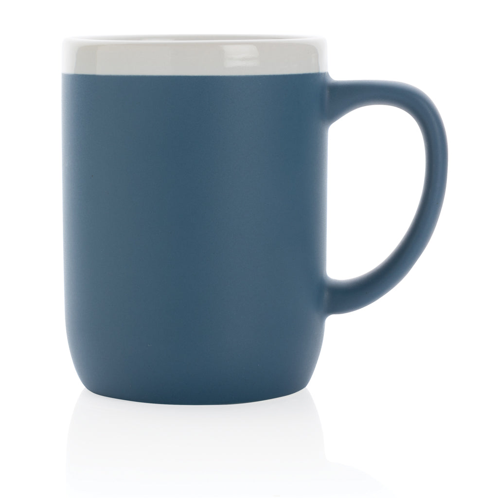 Keramikmugg med vit kant 300 ml