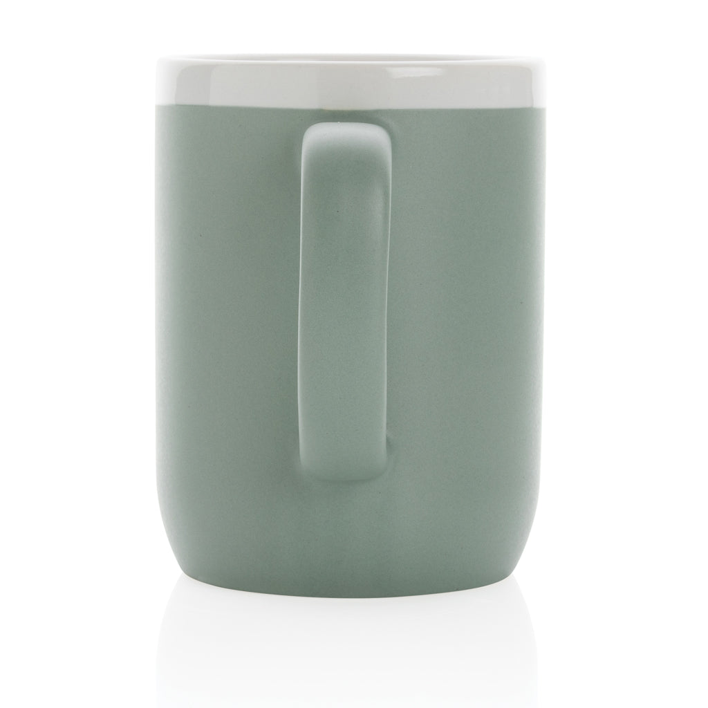 Keramikmugg med vit kant 300 ml