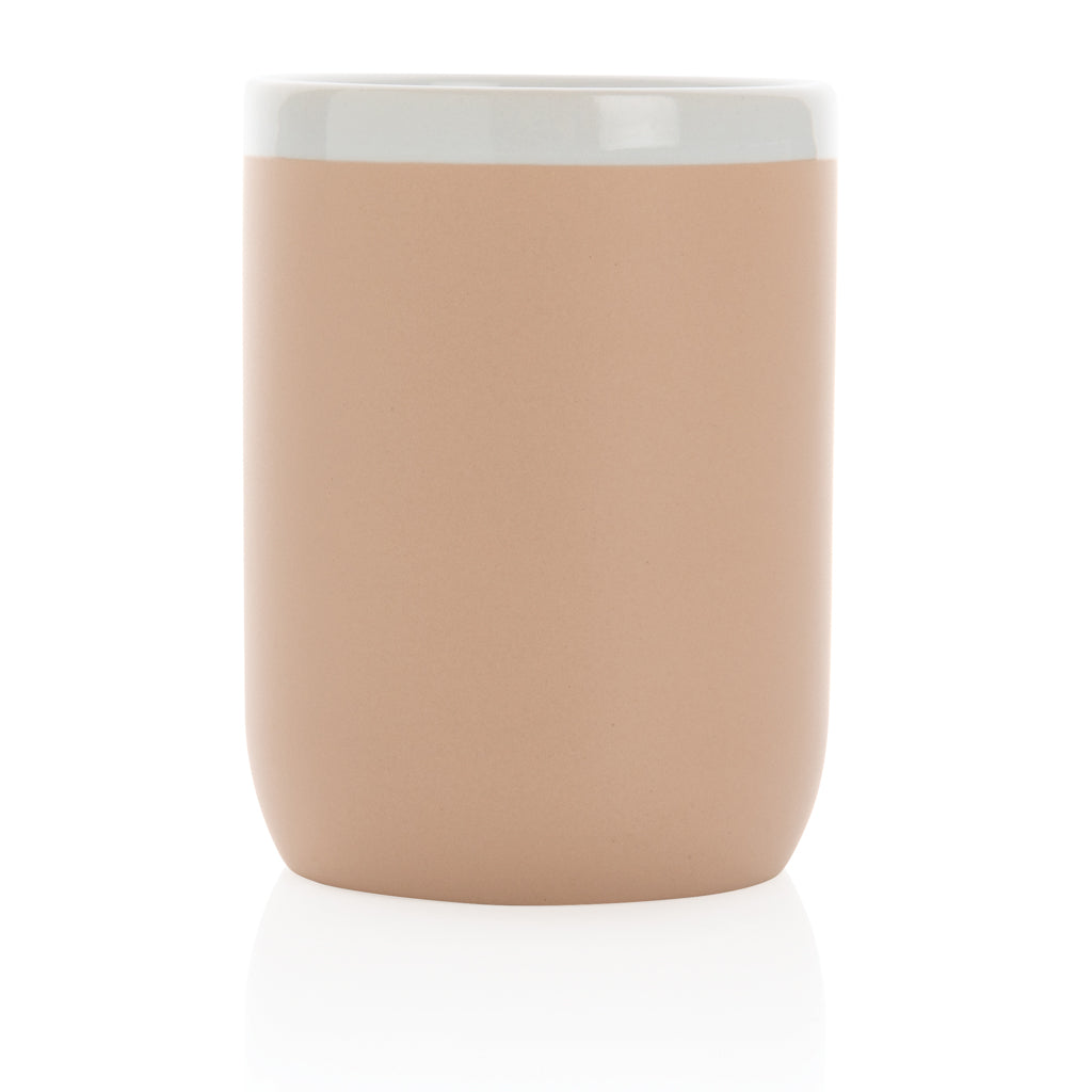 Keramikmugg med vit kant 300 ml