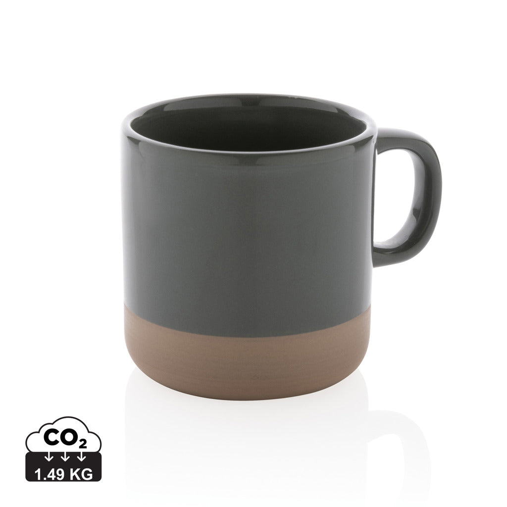 Glaserad keramikmugg 360 ml