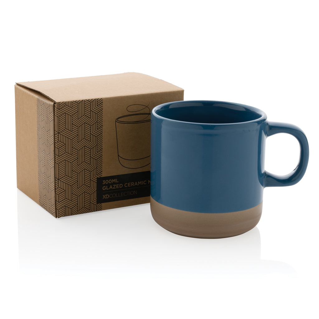 Glaserad keramikmugg 300 ml