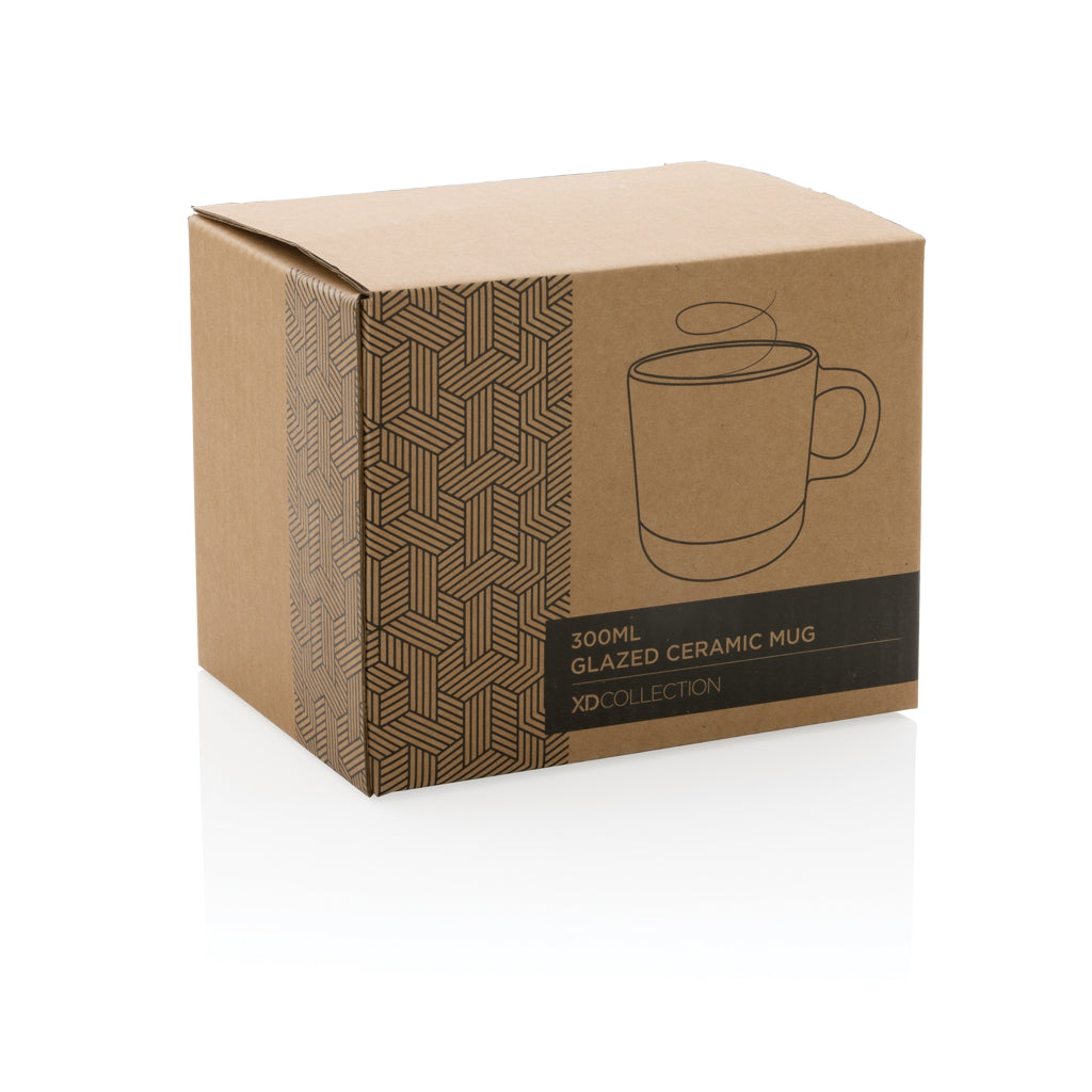 Glaserad keramikmugg 300 ml