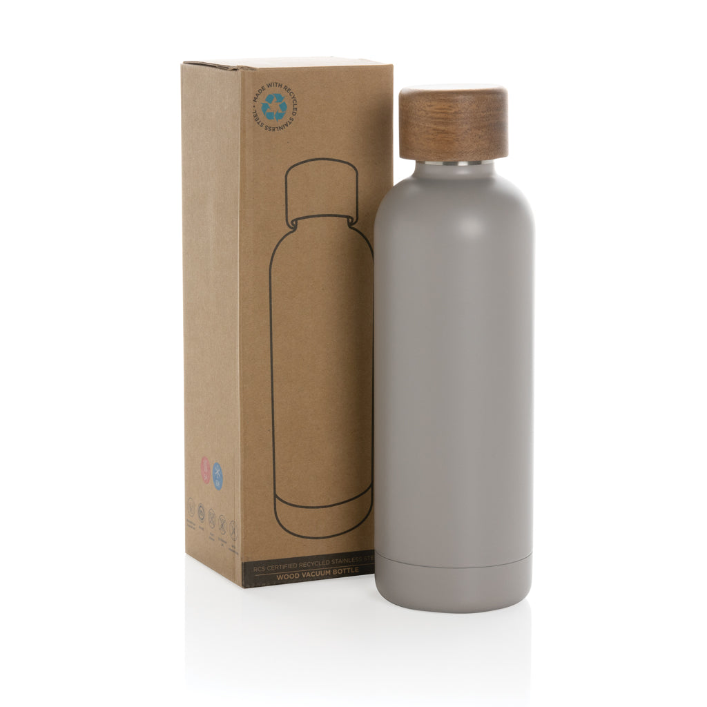Wood vakuumflaska RCS certifierad stainless steel