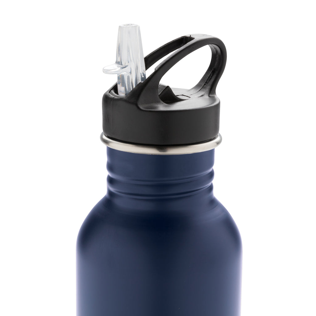 Lyxig sportflaska i stainless steel
