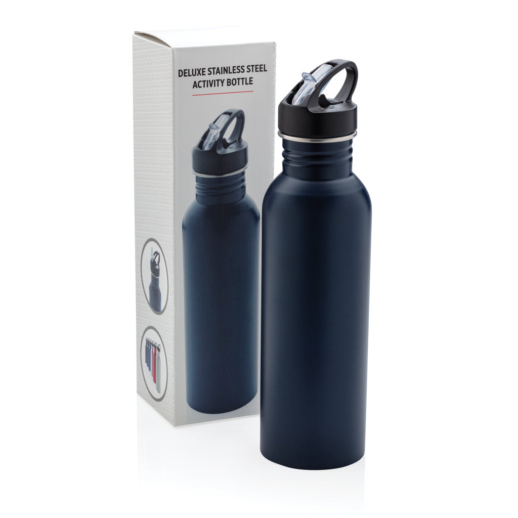 Lyxig sportflaska i stainless steel