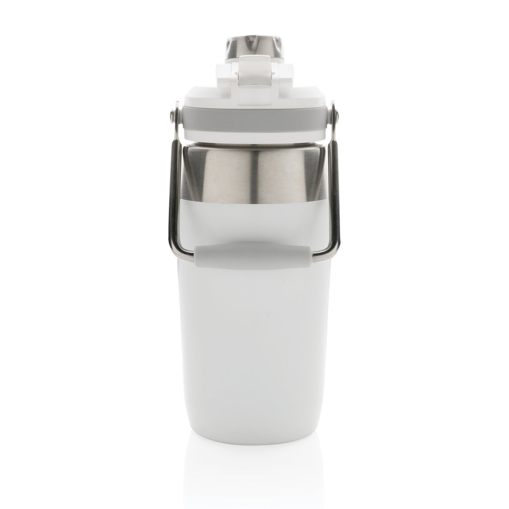 Vakuumflaska i S/S, lock med dubbelfunktion, 500ml