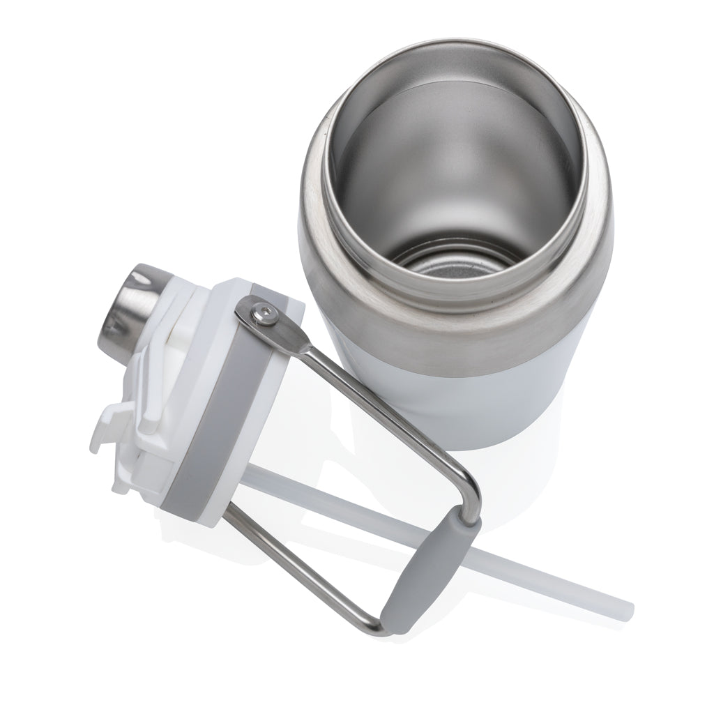 Vakuumflaska i S/S, lock med dubbelfunktion, 500ml