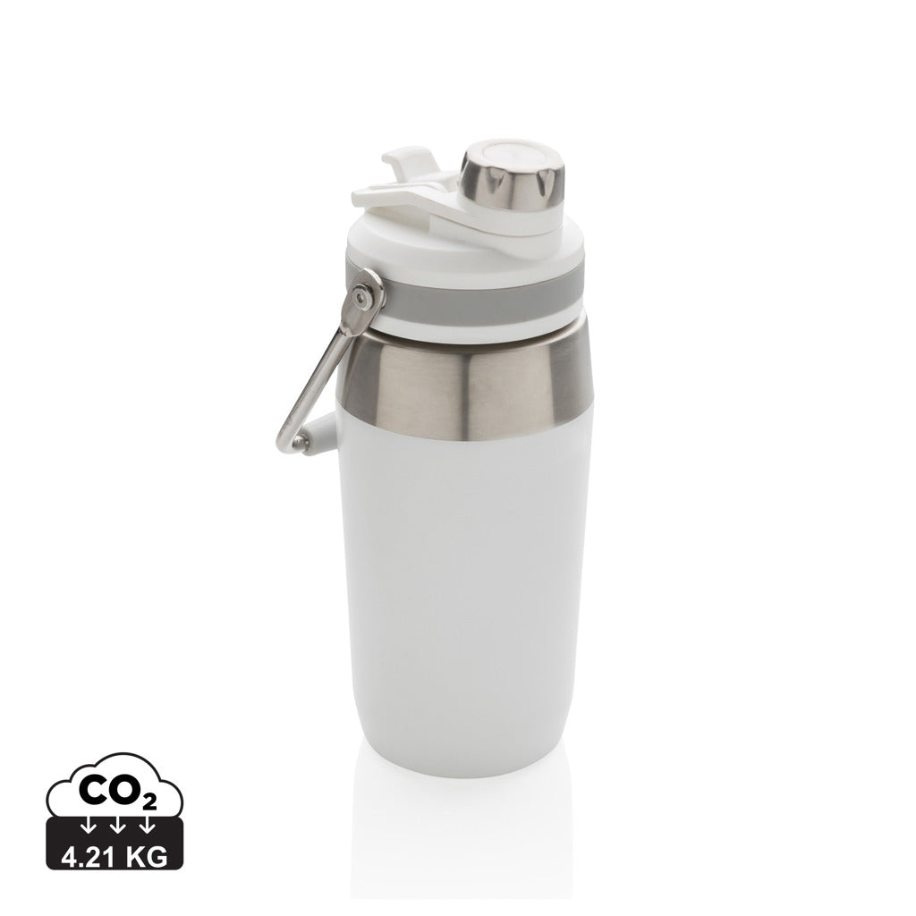 Vakuumflaska i S/S, lock med dubbelfunktion, 500ml