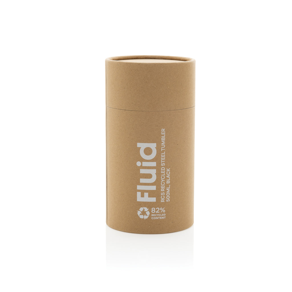 Fluid RCS-certifierat dricksglas i återvunnet stål 500ML