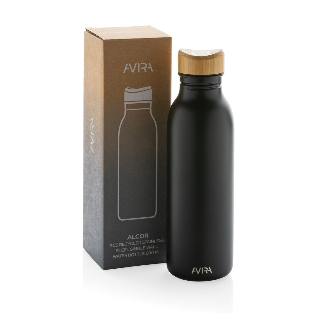 Avira Alcor RCS återvunnet stål vattenflaska 600ml